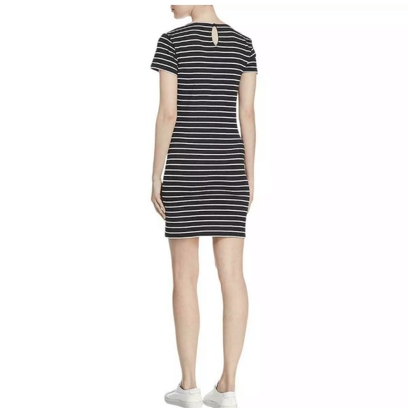 NWT FRENCH CONNECTION Navy & White Striped Dress - Picture 4 of 8